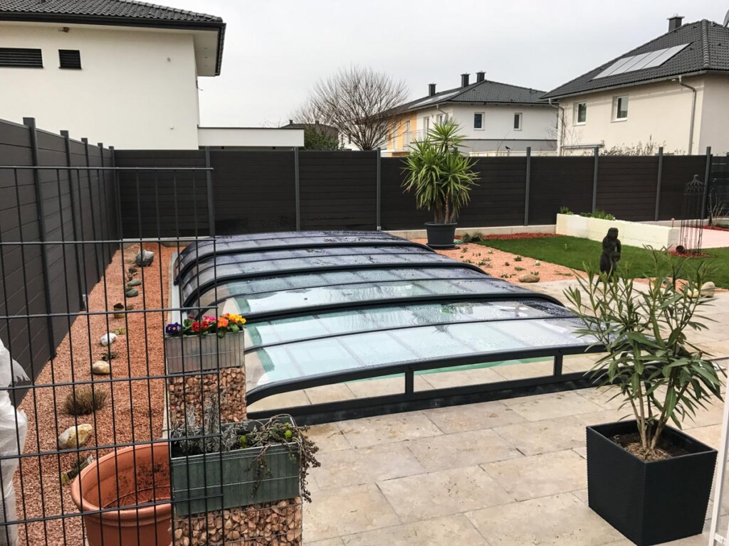 Poolüberdachung Optic